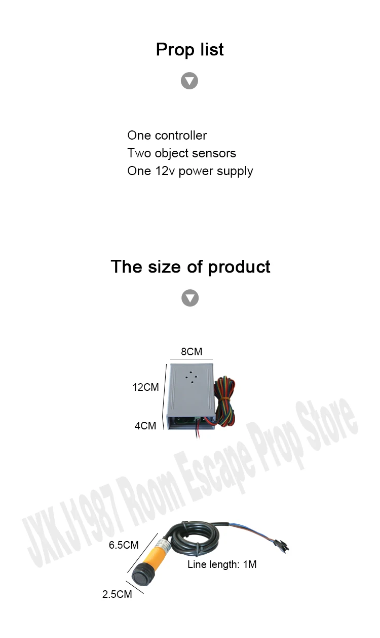 Реквизит побег из комнаты поставить любой объект на сенсорный датчик Takagism реальный объект жизни близко к двум датчикам в то же время, чтобы