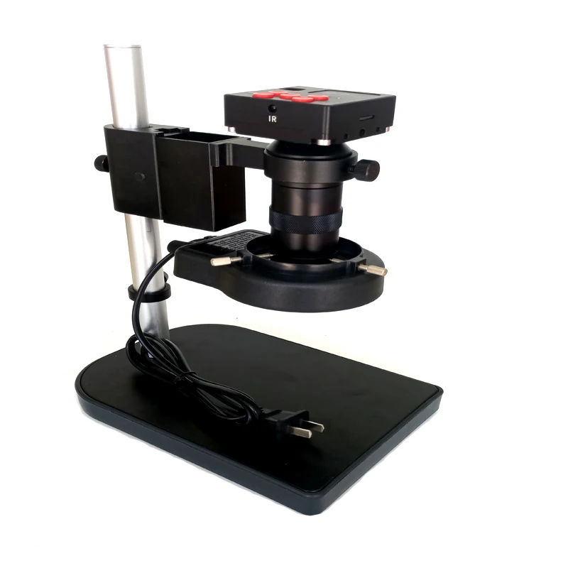 16MP 1080P Full HDMI HD 60F/S High Speed Video Indusry Lab Microscope Camera + 130X C-Mount Lens +Big Stand +56 LED Ring Light