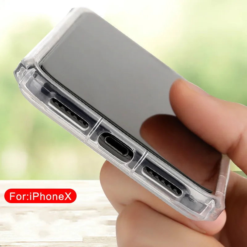 Новый чехол для Iphone8 8 плюс мобильный телефон оболочки 6 TPU прозрачный Soft Shell