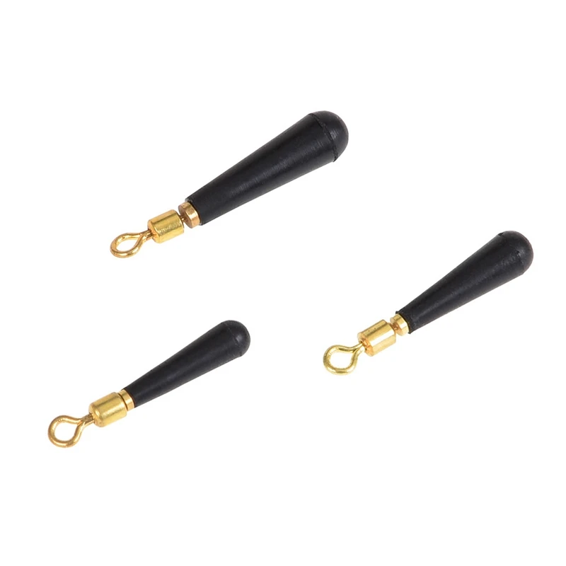 

100 Pcs Fishing Float Rest 360-Degree Rotatable Metal Rubber Drift Bobber Block Fishing Accessories fishermen