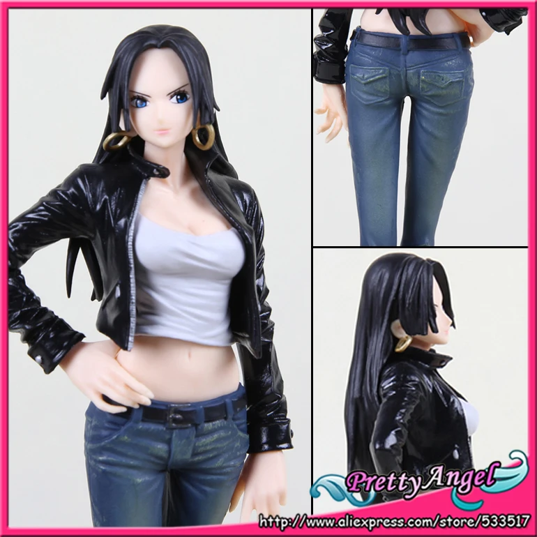 Animation Collectables One Piece Jeans Freak Boa Hancock With Black Jacket Collectables Sloopy In