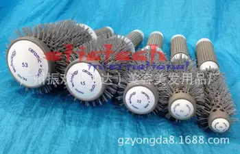

by ems or dhl 200pcs Hot Selling 5 Sizes Durable Ceramic Iron Round Comb Hair Dressing Brush Salon Styling Barrel