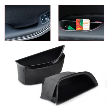 

CITALL New 2Pcs Front Door Armrest Storage Box Container Holder For Mercedes Benz W176 A Class 2012 2013 2014 2015