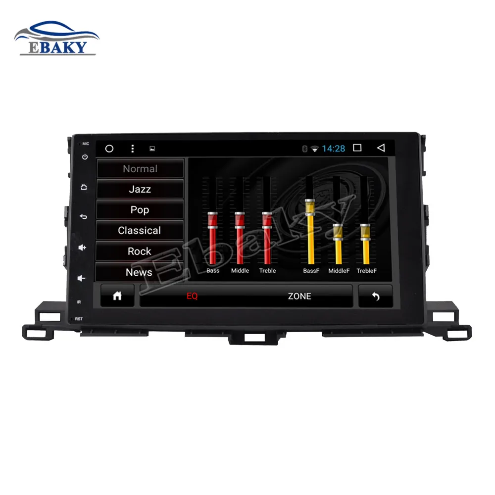 Sale NaviTopia 10.1inch 1GB/2GB RAM Quad Core/Octa Core Android 7.1/8.1 Car DVD Radio for Toyota Highlander 2015 with GPS/maps 20