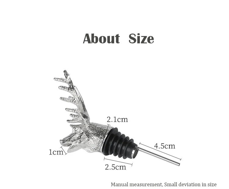 GIEMZA голова оленя вина Pourer 2 шт винная пробка для бутылок рот барный винный пробки декоративные бутылки вина пляж Забавный инструмент