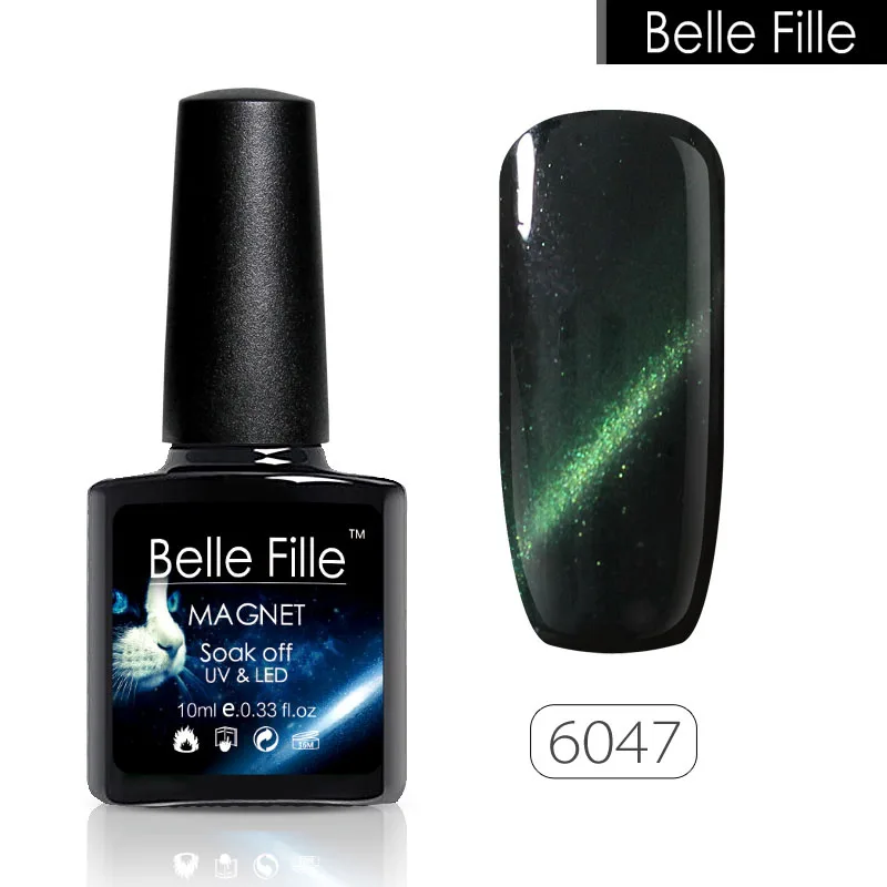 BELLE FILLE Esmaltes Permanentes De Uv Y Led 3D кошачий глаз гель маникюр полировка ногтей лак 10 мл