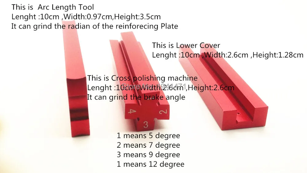 Self made Parts Tamiya MINI 4WD Tool for Grinding the radian of the reinforcing Plate and