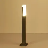 4Pcs LED Lawn Light 10W LED Exterior Bollard light High 600mm outdoor floor light for garden IP67 waterproof aluminium AC85-265V 1