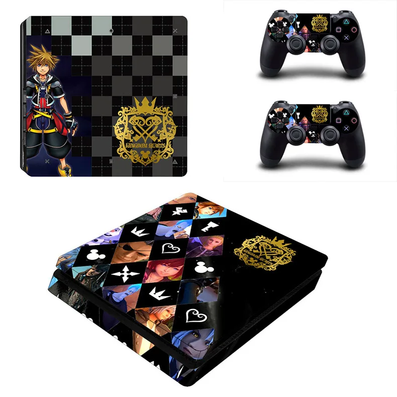 Kingdom Hearts 3 PS4 тонкая наклейка для кожи Play station 4 Slim sticker s Decal Pegatina для игровой консоли и контроллера