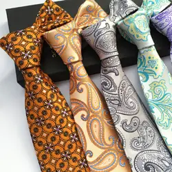 Мужские взрослые Полиэстеровые с цветочным принтом для мужчин s в горошек деловые галстуки жениха Мужские Галстуки