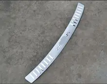 Stainless Steel Rear Bumper Protector Sill plate accessories for kia carens 2007 2008 2009 2010 2011 2012