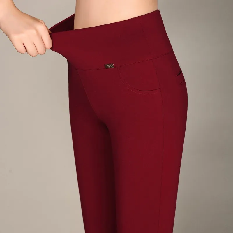 Женские брюки, весна, Summ, высокая талия, pantalon femme, узкие брюки для женщин, высокое качество, женские брюки палаццо