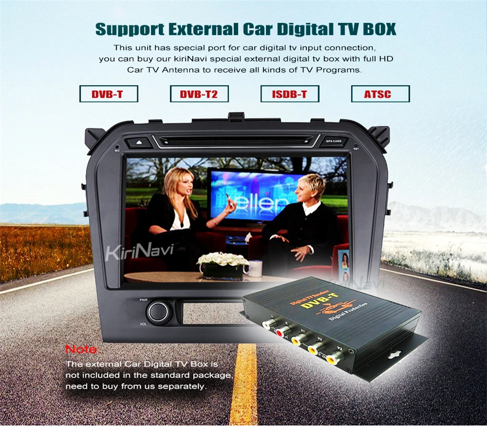 Clearance KiriNavi Octa core 4G LET android 7 car radio for Suzuki Grand Vitara dvd gps 2015 - 2017 support 4K Video 4G 11