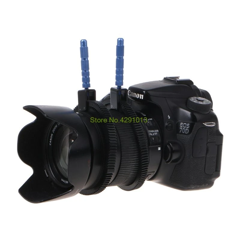 Adjustable Follow Focus Gear Ring Belt Aluminum Alloy Grip DSLR SLR Camcorder Camera Accessories