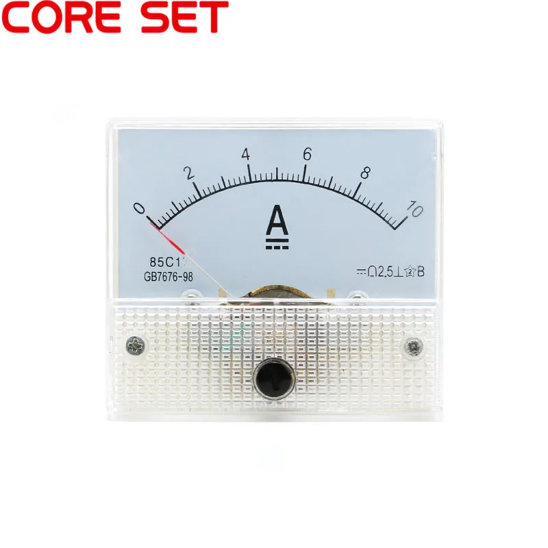 85C1-A DC аналоговая панель измерителя тока 1A 2A 3A 5A 10A 20A 30A Амперметр ток механические амперметры амперметр 85C1