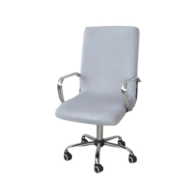 Удобные Чехлы для офисных стульев, чехлы для компьютерных стульев, съемные тянущиеся вращающиеся чехлы для стульев