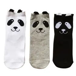 Популярные милые женские носки с 3D принтом, милые носки с пандой, весенние, летние, Осенние, дышащие носки
