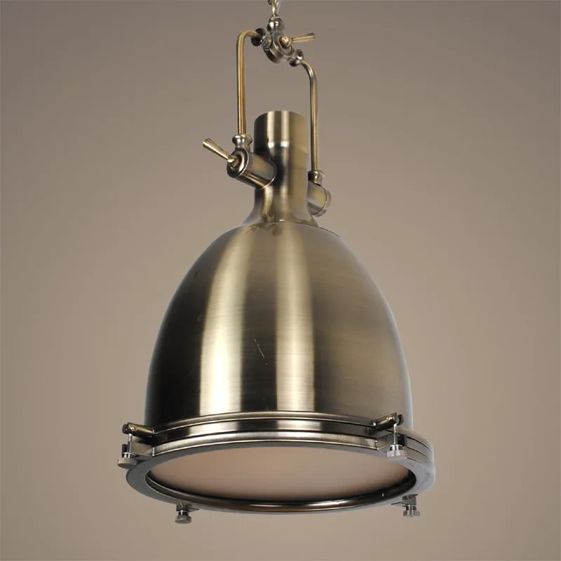 Free-shipping-vintage-Loft-Heavy-metal-industrial-brass-restaurant-shop-pendant-light