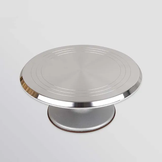 30cm Aluminum Alloy Cake Turntable Cake Rotating Decoration Stand Cake