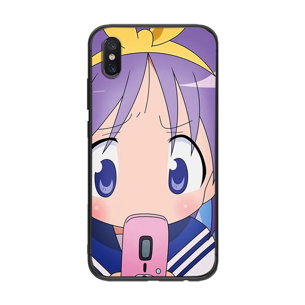Мягкий ТПУ чехол Lucky Star для Xiaomi Redmi Mi6 8 9 A1 A2 F1 Plus 5/5 M8 Lite силиконовый задней панели