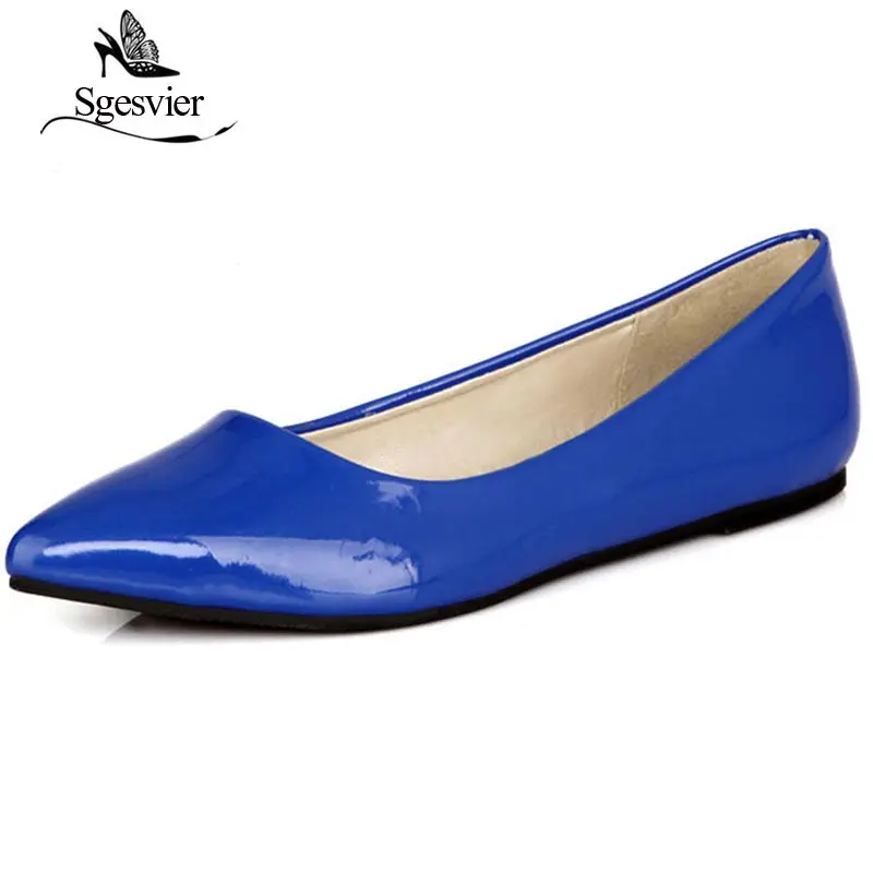 electric blue flats