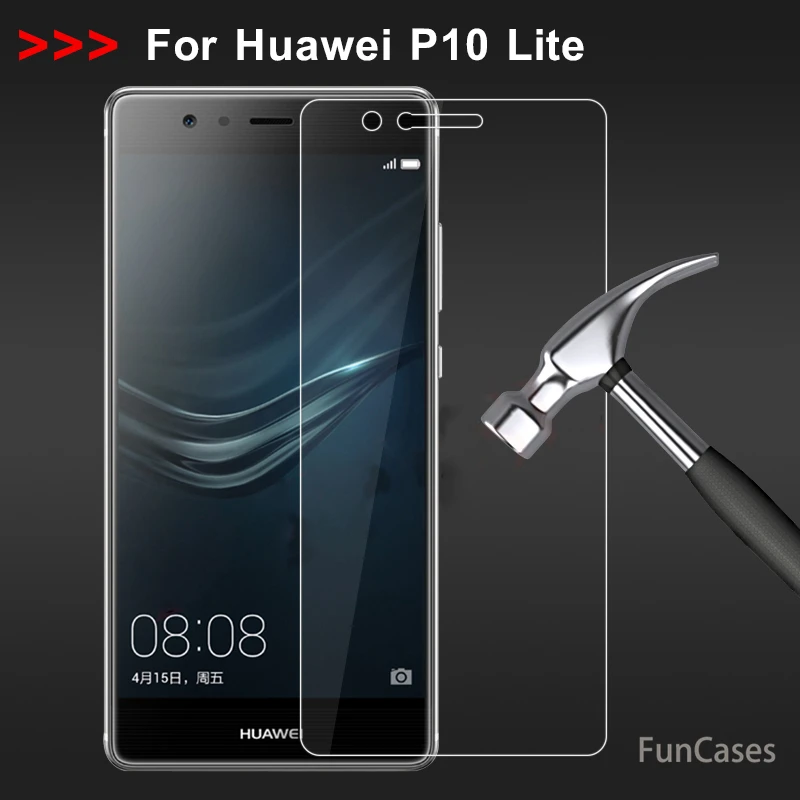 Закаленное стекло для huawei P10 Lite защита экрана 9H 2.5D Защитное телефона Huawe |