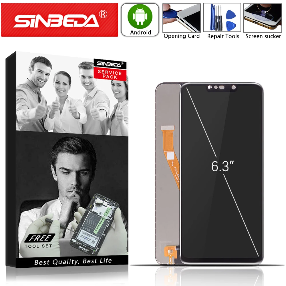

6.3"Original For HUAWEI Mate20 Lite LCD Touch Screen with Frame Replacment For HUAWEI Mate 20 Lite Display SNE-LX1 SNE-L21 L23 #