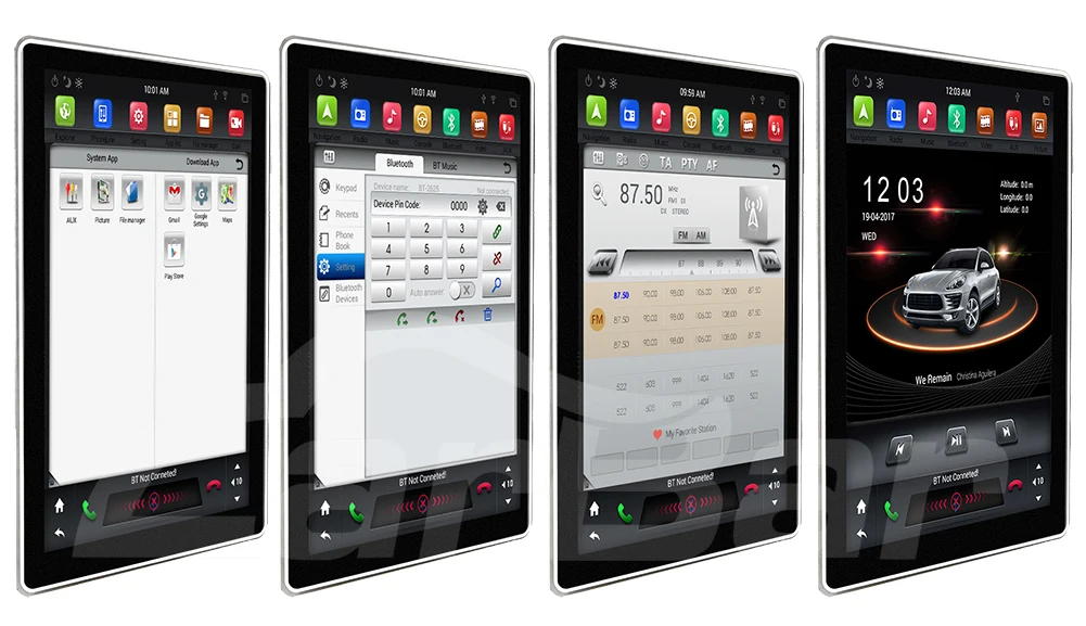 Perfect 12.8" Tesla Style Rotation IPS Screen Android 8.1 Car DVD GPS Player for Chevrolet Captiva Epica Gentra Aveo Lova 2006-2011 5