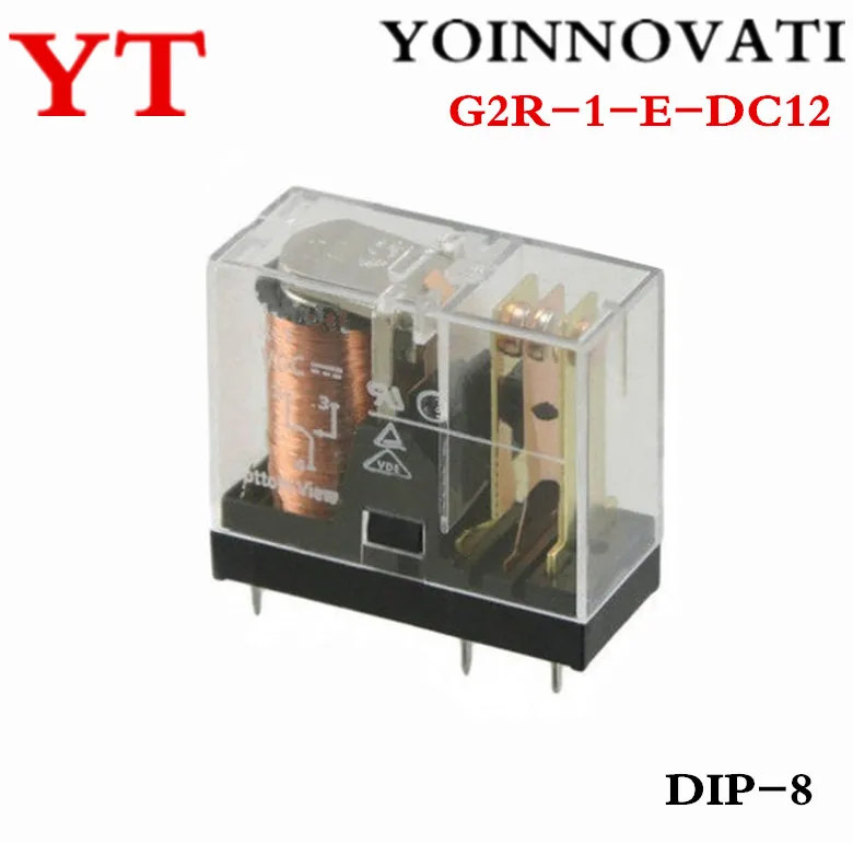 

Free shipping 10pcs/lot G2R-1-E-DC12 G2R-1-E DC12 12VDC 16A 250V Relay Best quality