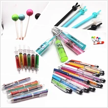 1 шт/ студентам любовь мульти-стиль металлическая гелевая ручка 0,5 мм стержень сменный гелевый чернильный карандаш черный роскошный подарочный инструмент ручки офисные школьные принадлежности