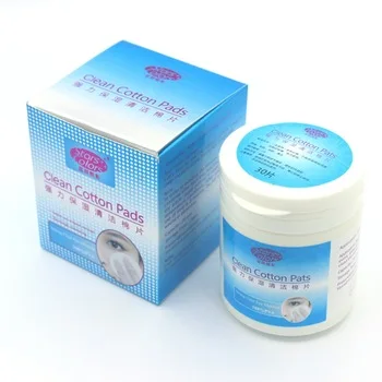 Eyelash Extensions Strong Clean Eye Makeup Remover Cleanser Protein Remover Pads Clean Cotton Pads