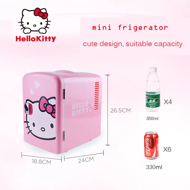 Hello kitty USB термостат автомобильный холодильник компактный мини-холодильник Мороз бесплатно АБС безопасный материал холодный морозильник