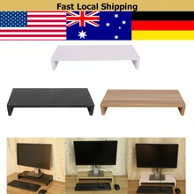 Wooden Monitor Stand Display Bracket LED LCD Computer Monitor Shelf Bracket Desktop Organizer Furniture Fittings Wooden Brackets free shipping samdi for apple imac bracket monitor stand elevated computer stand one machine imacbook wooden frame