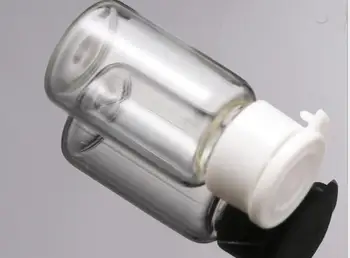 

100pcs/lot 2ml/3ml New Sealing Mouth White Lid Essential Oil Bottle Travel Refillable Essence Vials