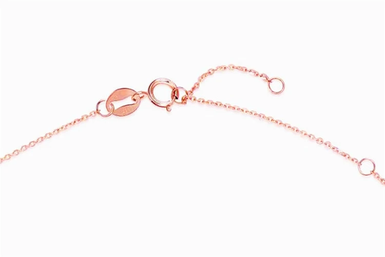 Розовое золото милые забавные животные свинка кулон ожерелье 925 серебро оригинальные маленькие женские ювелирные изделия кубинские звенья цепи KXL1154
