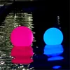 LED Outdoor Garden Landscape Light Rechargeable Remote Control RGB Waterproof LED Swimming Pool Floating Ball Lawn Lamps Pathway 3