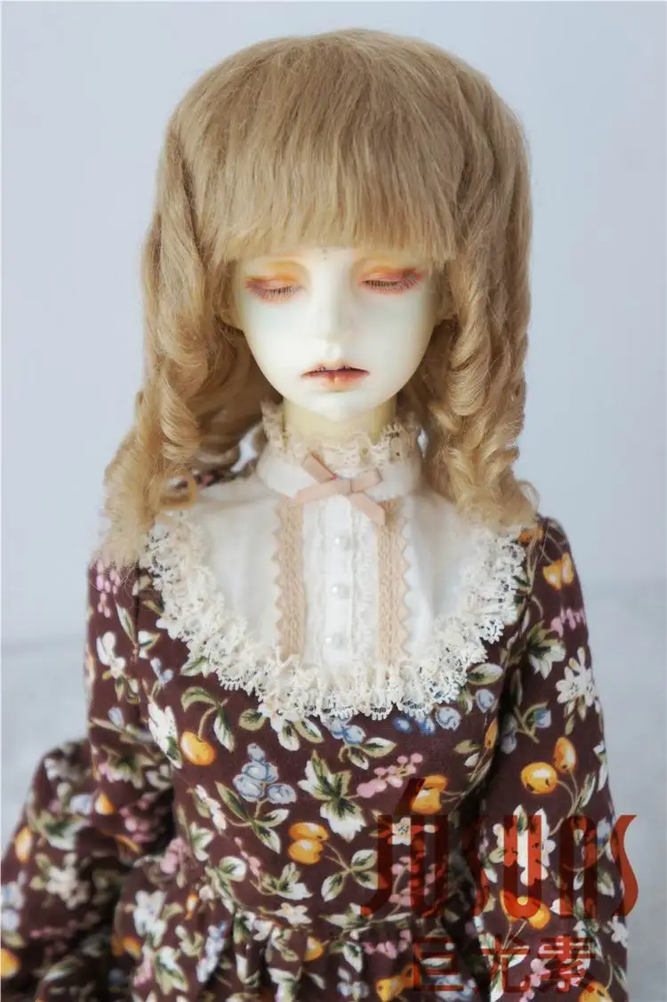 JD178 1/3 SD куклы парики, мохеровый парик для куклы 8-9 дюймов ролл парики куклы аксессуары