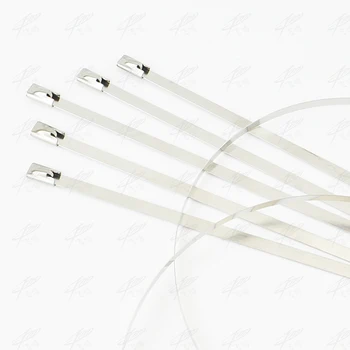 

100PCS 4.6*300 4.6x300mm stainless steel zip CABLE TIES LOCK TIE WRAP