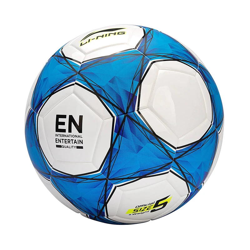 Li-Ning мужской профессиональный футбольный мяч, размер 5, тренировочный футбольный мяч, ПВХ Li Ning AFQN014 L844OLA