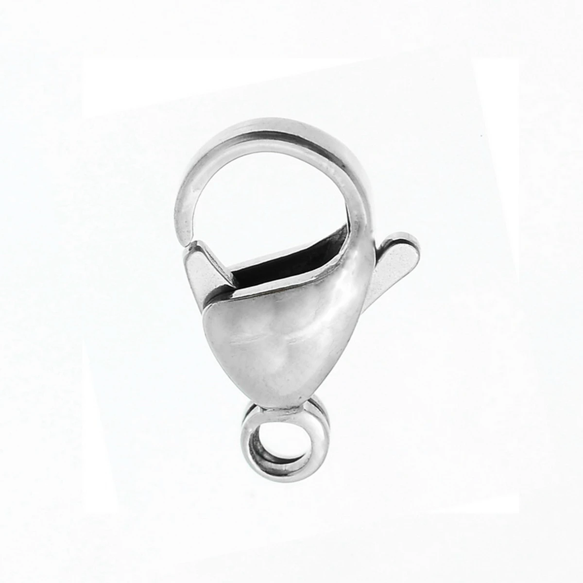 

FUNIQUE 4PCs Stainless Steel Lobster Clasps Silver Tone High Quality DIY Jewelry Findings Making 15mmx9.5mm Wholesale 2016