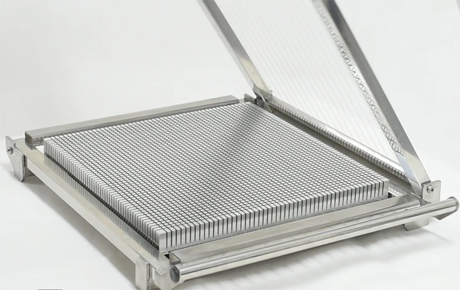 Square type Chocolate Cutting Machine for bread cake truffle Chocolate Block Cutter Machine Bar Cutting