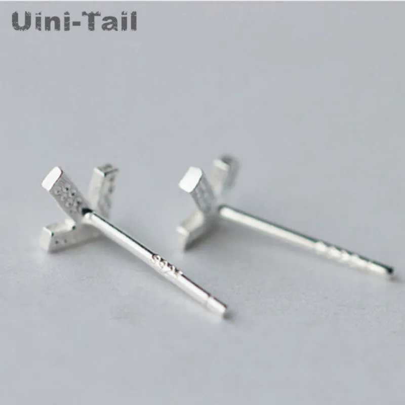 Мужские и женские серьги гвоздики Uini Tail из серебра 925 пробы|Серьги-гвоздики| |