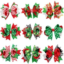 1 шт. Ласточка Хвостатые галстук-бабочка Рождественский шпилька издание детей рождественские украшения Головные уборы Детские аксессуары для волос подарок к празднику