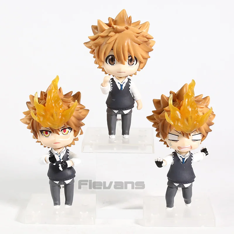 Kateario Hitman Reborn! Sawada Tsunayoshi Hibari Kyouy ПВХ фигурка коллекционные игрушки куклы 3