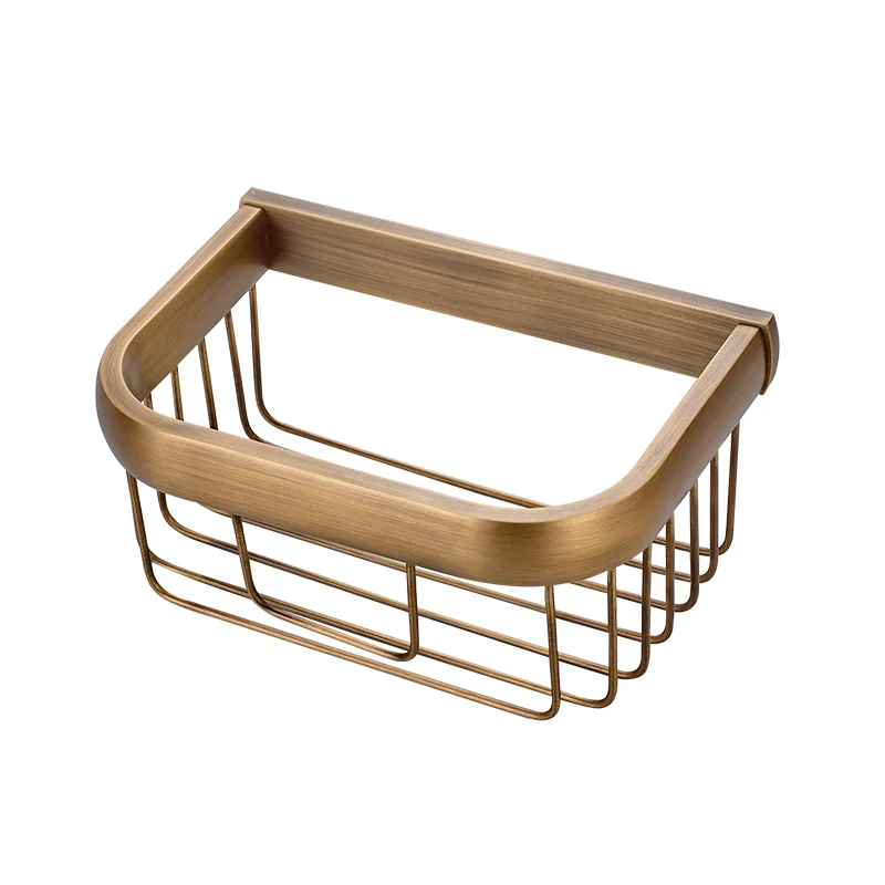 Держатели для корзины мусора MADICA 21*14*9 см душевой кабины винтажная латунная