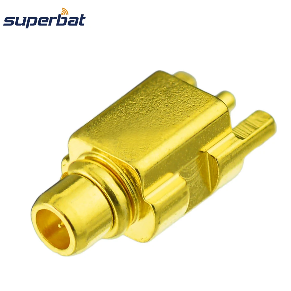 Gold Plated MMCX Edge PCB Mount RF Coaxial Connector