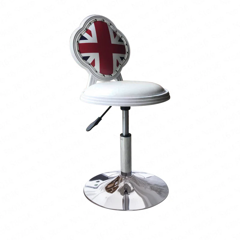 

20%Bar Chair Modern Simple High Chair Bar High Bench Mobile Phone Shop Stool Back Bar Stool Home Lift Bar Chair