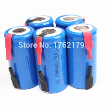 

30PCS/lot New Sub C SC 1.2V 1800mAh Ni-Cd Rechargeable batteries Electric tools/electric drill screw welding Free Shipping