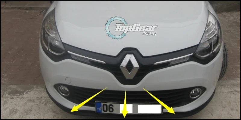 Бампер для губ отражатель губы для Renault Megane передний спойлер юбка для TopGear друзья для автомобиля Тюнинг вид/обвес/полоса