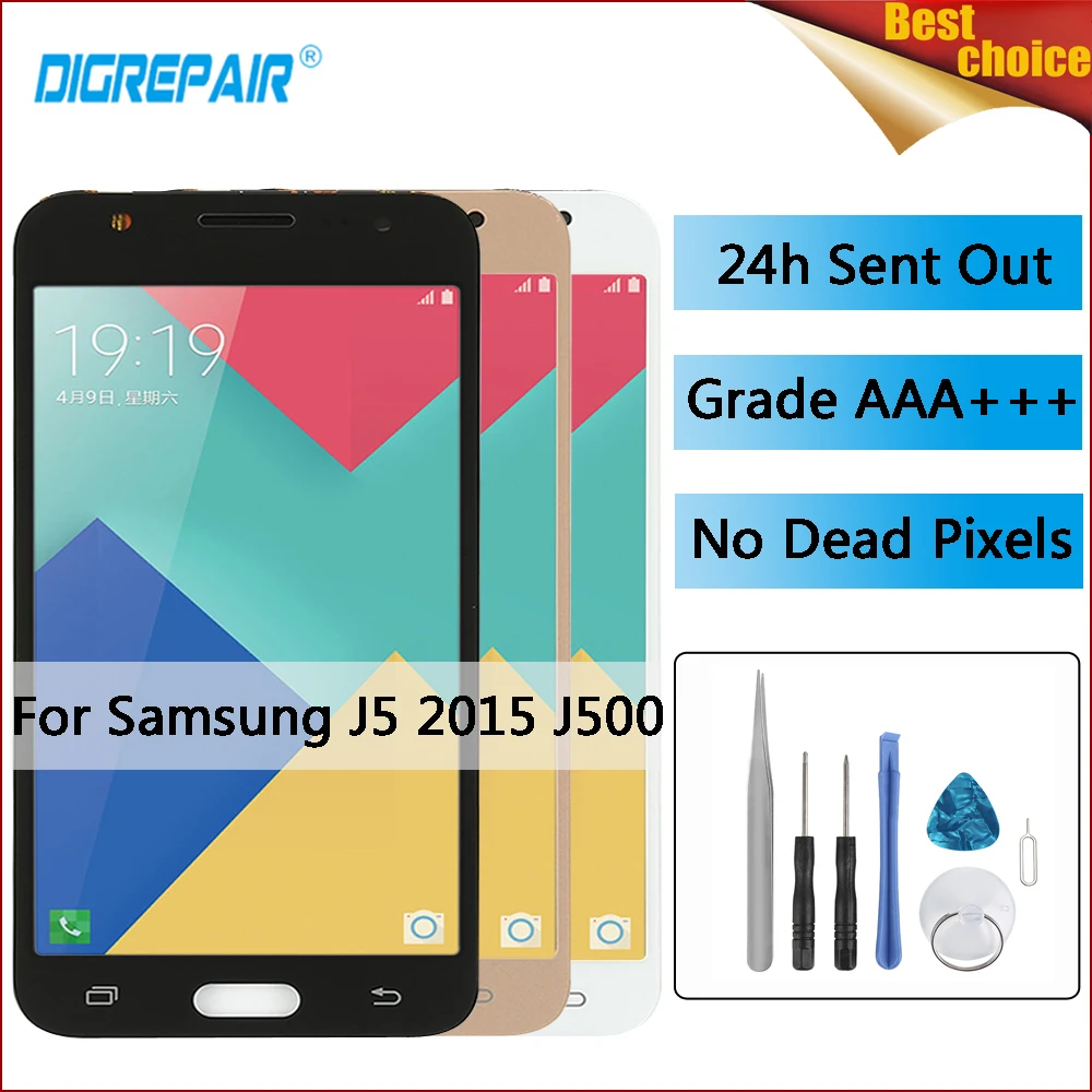 

For Samsung Galaxy J5 2015 LCD J500 J500F J500FN J500M J500H Display Touch Screen Digitizer Assembly For Samsung J5 2015 Screen